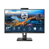 Philips | LCD Monitor with Windows Hello Webcam | 275B1H/00 | 27 " | IPS | QHD | 16:9 | 75 Hz | 4 ms | 2560 x 1440 pixels | 300 cd/m² | Audio out | HDMI ports quantity 1 | Black