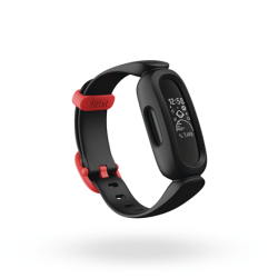 Fitbit Ace 3 Fitness tracker, OLED, Touchscreen, Waterproof, Bluetooth, Black/Racer Red | FB419BKRD