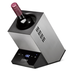 Caso Wine cooler for one bottle WineCase One Free standing, Bottles capacity 1, Inox | 00611