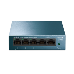TP-LINK | Desktop Network Switch | LS105G | Unmanaged | Desktop | 1 Gbps (RJ-45) ports quantity | SFP ports quantity | PoE ports quantity | PoE+ ports quantity | Power supply type External | month(s)