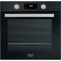 Hotpoint | FA5 841 JH BL HA | Oven | 71 L | Multifunctional | AquaSmart | Knobs and electronic | Height 59.5 cm | Width 59.5 cm | Black