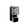 Hotpoint Refrigerator E4D B C1 Energy efficiency class F, Free standing, Combi, Height 195.5 cm, No Frost system, Fridge net capacity 292  L, Freezer net capacity 107 L, 41 dB, Black