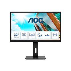 AOC | Monitor | Q32P2 | 31.5 " | IPS | WQHD | 16:9 | Warranty 36 month(s) | 4 ms | 250 cd/m² | Headphone out (3.5mm) | HDMI ports quantity 2 | 75 Hz