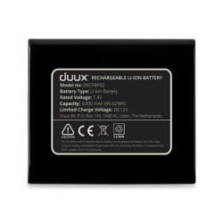 Duux Dock & Battery Pack for Whisper Flex 6300 mAh  Whisper Flex (DXCF10/11/12/13), Whisper Flex Ultimate (DXCF14/15), Black | DXCFBP02