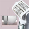 Panasonic | ES-EL8C-G503 | Epilator | Operating time (max) 30 min | Bulb lifetime (flashes) | Number of power levels 3 | Wet & Dry | White/Silver