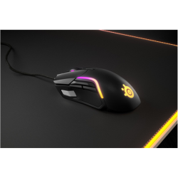 SteelSeries Gaming Mouse Rival 5, Optical, RGB LED light, Black, Wired | 62551