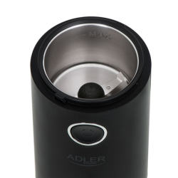 Adler Coffee grinder AD4446bs  150 W, Coffee beans capacity 75 g, Lid safety switch, Black | AD 4446bs