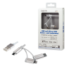 Logilink | CU0126 | USB 2.0 A/Plug | USB 2.0 micro B/Plug + Lightning/Plug + USB-C/Plug