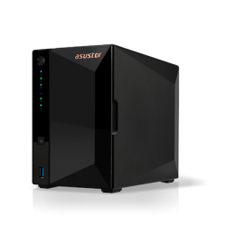 Asus AsusTor Tower NAS AS3302T  Up to 2 HDD, Realtek RTD1296 Quad-Core, Processor frequency 1.4 GHz, 2 GB, DDR4, Black | 90IX01I0-BW3S00