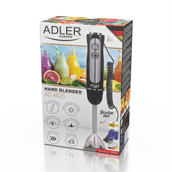 Adler AD 4625b Hand Blender, 850 W, Number of speeds 5, Turbo mode, Black