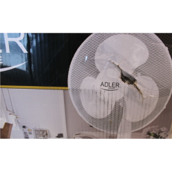 SALE OUT. Adler AD 7305 Adler Stand Fan DAMAGED PACKAGING, DENT ON THE GRID, SCRATCHES ON THE LEG Diameter 40 cm White Number of speeds 3 90 W No Oscillation	 | Adler | AD 7305 | Stand Fan | DAMAGED PACKAGING, DENT ON  THE GRID, SCRATCHES ON THE LEG | White | Diameter 40 cm | Number of speeds 3 | Oscillation | 90 W | No | AD 7305SO