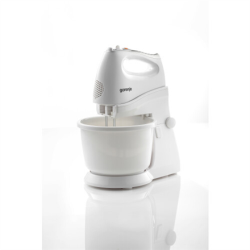 Gorenje Mixer with stand M450WS Hand Mixer, 450 W, Number of speeds 5, Turbo mode, White