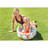 Intex Beach Buddies 3-Ring Baby Pool Multicolour,  61 x 22 cm, Age 1-3