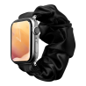 LAUT POP LOOP, Watch Strap for Apple Watch, 38/40mm, Adjustable Size 133-200 mm, Black, Polyester Fabric and Elastic, Stainless Steel Connectors, Zinc Alloy Size Adjuster