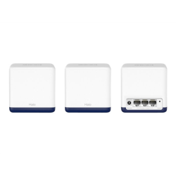 Mercusys | AC1900 Whole Home Mesh Wi-Fi System | Halo H50G (3-Pack) | 802.11ac | 1300+600 Mbit/s | Mbit/s | Ethernet LAN (RJ-45) ports 3 | Mesh Support Yes | MU-MiMO Yes | No mobile broadband | Antenna type | Halo H50G(3-pack)