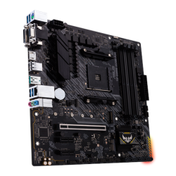 Asus | TUF GAMING A520M-PLUS | Processor family  AMD | Processor socket AM4 | DDR4 | Memory slots 4 | Supported hard disk drive interfaces SATA, M.2 | Number of SATA connectors 4 | Chipset  AMD A520 | Micro ATX | 90MB17F0-M0EAY0