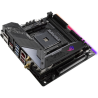 Asus ROG STRIX X570-I GAMING Processor family AMD, Processor socket AM4, DDR4 DIMM, Memory slots 4, Supported hard disk drive interfaces 	SATA, M.2, Number of SATA connectors 4, Chipset  AMD X570, Mini ITX