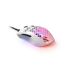 SteelSeries Gaming Mouse Aerox 3 (2022 Edition), Optical, RGB LED light, Snow, Wired | 62603
