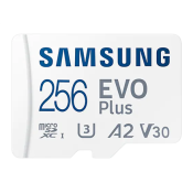 Samsung | microSD Card | EVO PLUS | 256 GB | MicroSDXC | Flash memory class 10 | SD adapter | MB-MC256KA/EU