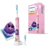 Philips | HX6352/42 | Electric toothbrush | Rechargeable | For kids | Number of brush heads included 2 | Number of teeth brushing modes 2 | Sonic technology | Pink