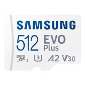 Samsung | microSD Card | EVO PLUS | 512 GB | MicroSDXC | Flash memory class 10 | SD adapter | MB-MC512KA/EU