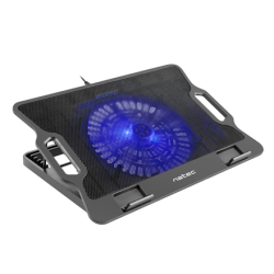 Natec | Laptop cooling pad | DIPPER | Black | 267 x 377 x 33 mm | 710 g | NPL-1067