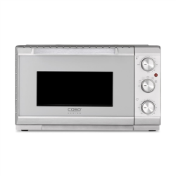 Caso Compact oven TO 20 SilverStyle 20 L, Electric, Easy Clean, Manual, Height 27 cm, Width 45 cm, Silver | 02976