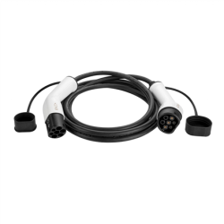 EV+ Charging Cable Type 2 to Type 2 32A 1 Phase 5m | EV-CB-T2-32-1P-W