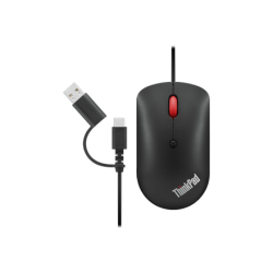 Lenovo | ThinkPad USB-C Wired Compact Mouse | USB-C | Raven black | 4Y51D20850