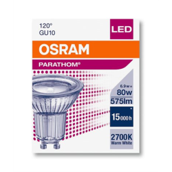 Osram Parathom Reflector LED 80 non-dim 36° 6,9W/827 GU10 bulb | 4058075608894