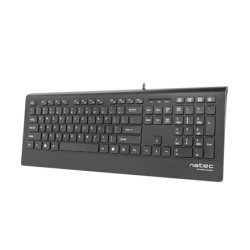 Natec Keyboard, Barracuda, US Layout, Slim | NKL-0876