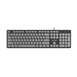 Natec Keyboard, Discus, US Layout, Slim, Black-Grey | NKL-1182