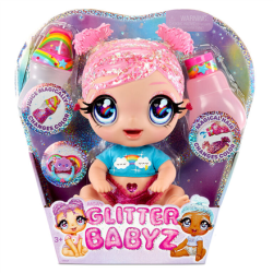 MGA Glitter Babyz Doll - Pink (Rainbow) 574842