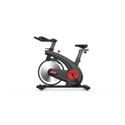 EQI Smart S200 Home Use Spin Bike, Adjustable resistance, 120 kg, 13 kg, Chain Driven, Black/Red, LCD display | S200.
