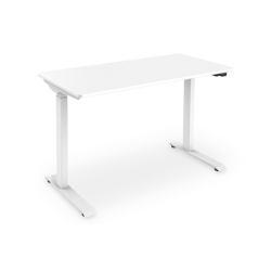 Digitus Electric height adjustable desk, 73 - 123 cm, Maximum load weight 50 kg, Metal, White | DA-90407