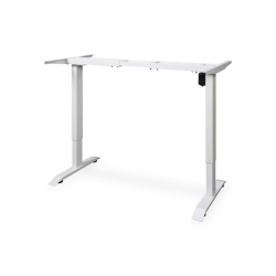 Digitus Desk frame, 70 - 120 cm, Maximum load weight 80 kg, Metal, White | DA-90387