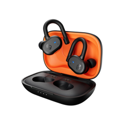 Skullcandy True Wireless Earbuds Push Active In-ear, Microphone, Bluetooth, Wireless, Black/Orange | S2BPW-P740