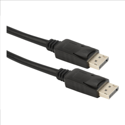 Gembird | Black | 2x Displayport (male) | DisplayPort cable, 4K | DisplayPort to DisplayPort | 5 m | CC-DP2-5M