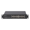 Digitus | 16-port Gigabit Ethernet Switch | DN-80115 | Unmanaged | Rackmountable | 10/100 Mbps (RJ-45) ports quantity | 1 Gbps (RJ-45) ports quantity | SFP+ ports quantity | Power supply type Internal