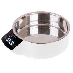 Adler Kitchen scale with a bowl AD 3166 Maximum weight (capacity) 5 kg, Graduation 1 g, Display type LCD, White