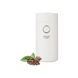 Adler | AD 4446ws | Coffee Mill | 150 W | Coffee beans capacity 75 g | Number of cups  pc(s) | White