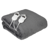 Camry Electric Heated Blanket CR 7417 Number of heating levels 8 Number of persons 2 Washable Remote control Coral fleece/Polyester 60 W Grey