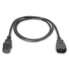 Digitus | Power Cord extension cable  C13 - C14, | AK-440201-018-S | Black