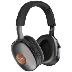 Marley Positive Vibration XL ANC Headphones, Over-Ear, Wireless, Microphone, Signature Black | Marley | Headphones | Positive Vibration XL | Over-Ear Built-in microphone | ANC | Wireless | Copper | EM-JH151-SB