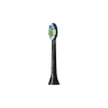 Philips | HX6068/13 Sonicare W2 Optimal White | Toothbrush Heads | Heads | For adults | Number of brush heads included 8 | Number of teeth brushing modes Does not apply | Sonic technology | Black