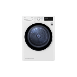 LG Dryer Machine RH80V3AV6N Energy efficiency class A++, Front loading, 8 kg, LED touch screen, Depth 69 cm, Wi-Fi, White
