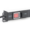 Digitus | 1U Aluminum PDU, rackmountable, 7x safety outlet 16A Plug, 250VAC 50/60Hz, switch, surge protection | DN-95407