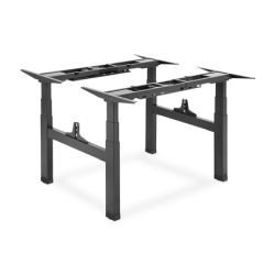 Digitus Desk frame, 62-128 cm, Maximum load weight 125 kg, Metal, Black | DA-90393