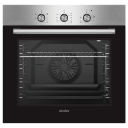 Simfer Oven 8106AERIM 80 L, Multifunctional, Manual, Mechanical control, Height 60 cm, Width 60 cm, Stainless steel