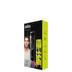 Braun All-in-one trimmer & Clipper 6 in 1 MGK3220 Cordless, Number of length steps 13, Black